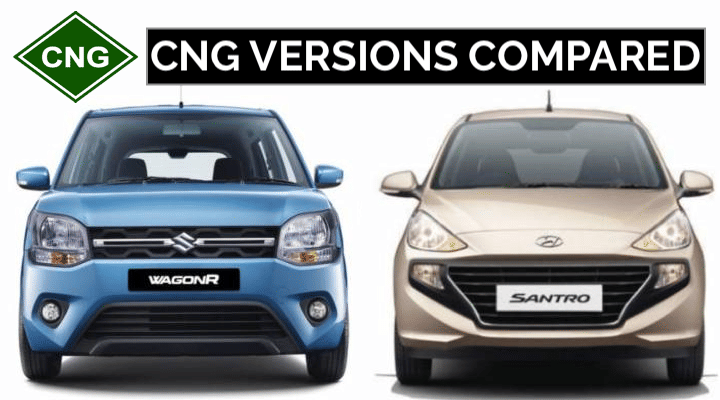 BS6 Maruti Suzuki Wagon R CNG vs BS6 Hyundai Santro CNG: Mileage, Price, Specifications BS6 Maruti Suzuki Wagon R CNG vs BS6 Hyundai Santro CNG: Mileage, Price, Specifications