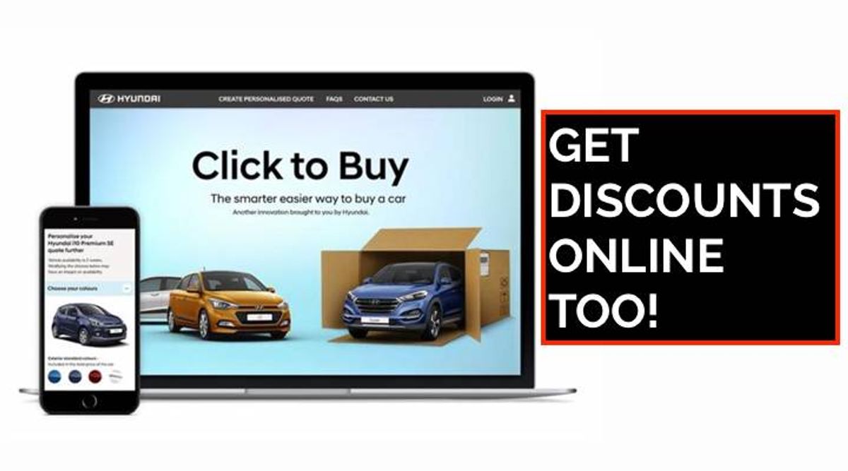 Hyundai Giving Big Discounts on Click to Buy; Rs 1.03 lakhs off on Elantra Hyundai Giving Big Discounts on Click to Buy; Rs 1.03 lakhs off on Elantra