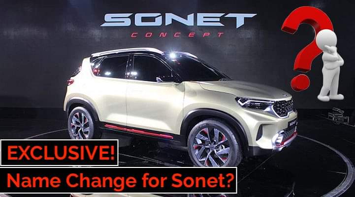 Kia Sonet Name Refused By Govt Of India; What The New Name Could Be?