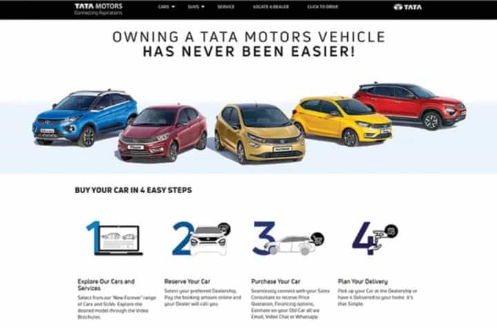 Tata Motors Launches 'Click To Drive' Digital Sales Platform For India Tata Motors Launches 'Click To Drive' Digital Sales Platform For India
