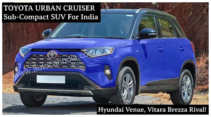 Toyota Urban Cruiser - Upcoming Sub-Compact SUV In India To Rival XUV 300, Venue, etc