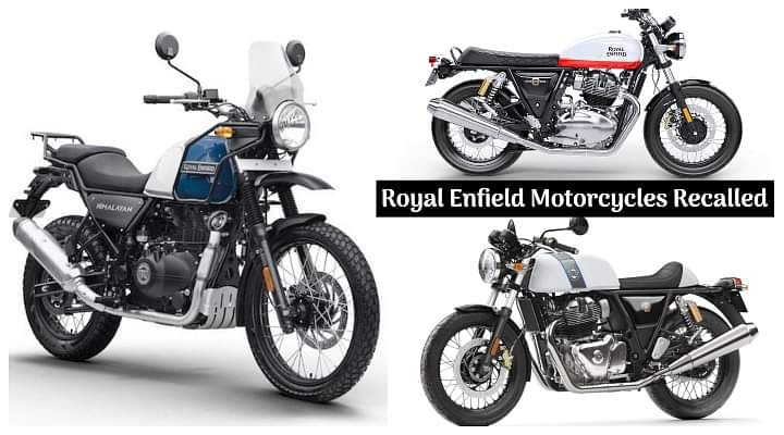 15,000 Units of Royal Enfield Himalayan, Interceptor 650 and Continental GT 650 Recalled