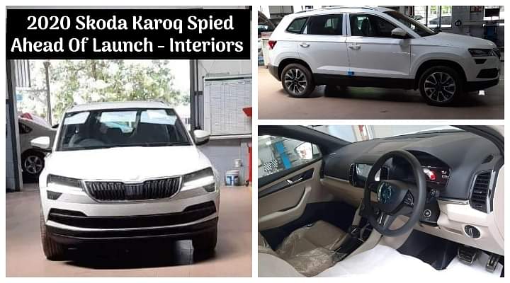 2020 Skoda Karoq SUV Interior Spied Ahead Of Imminent Launch - Details