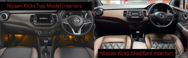 2020 BS6 Nissan Kicks Interiors Modfified Image