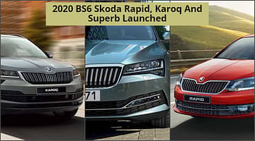 2020 BS6 Skoda Rapid, Karoq Superb Prices Images