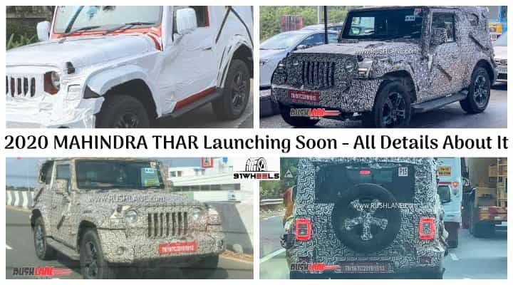 EXCLUSIVE: New Details On The 2020 Mahindra Thar; Launching Soon EXCLUSIVE: New Details On The 2020 Mahindra Thar; Launching Soon