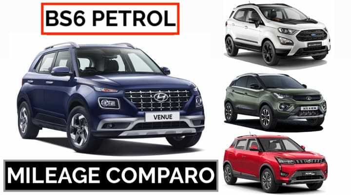 Hyundai Venue BS6 vs Maruti Brezza Petrol BS6: Fuel Economy Compared
