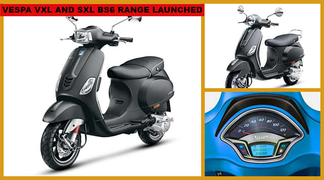 BS6 Vespa VXL and SXL launched with 125cc and 149cc engines