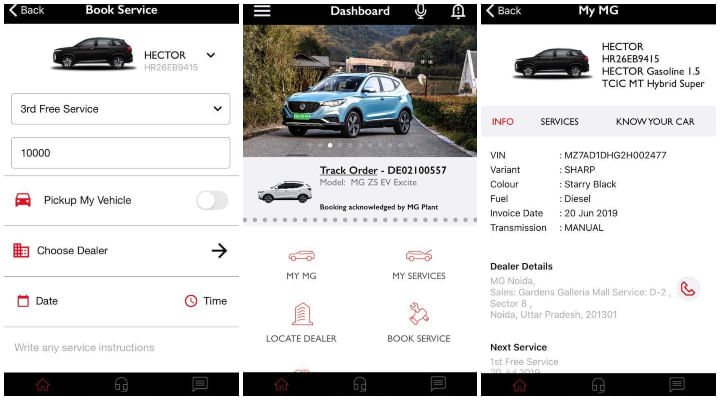 MG Launches MY MG Mobile App; Book New MG and Schedule Service