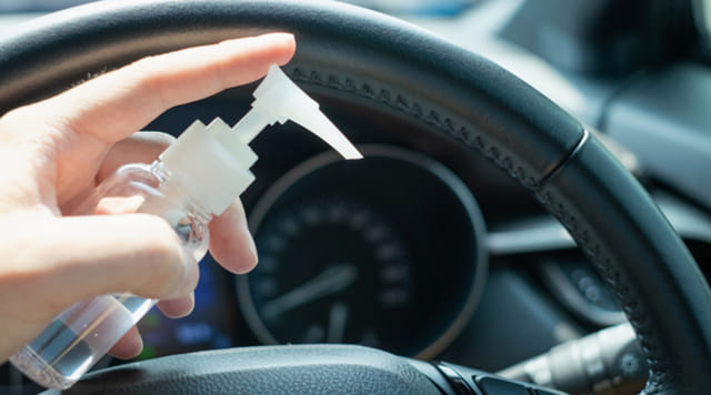 Hand Sanitizer Cars