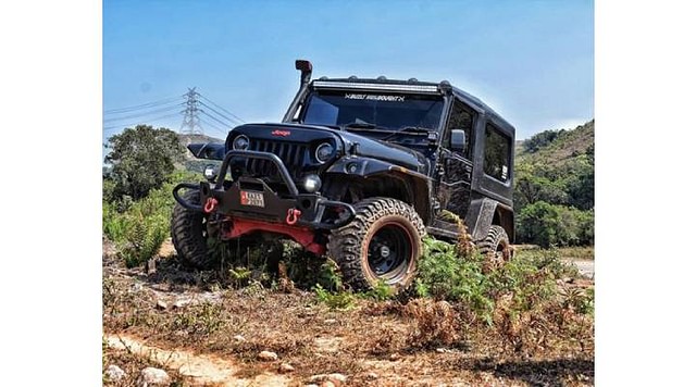 mahindra jeep modified