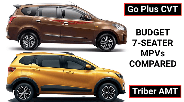 Renault Triber AMT Vs Datsun Go Plus CVT: Spec Comparison