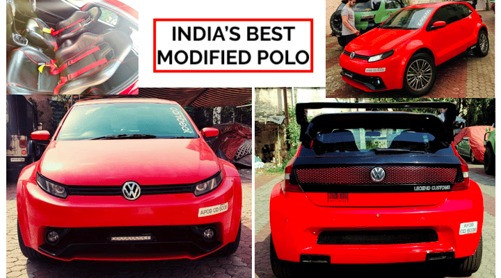 This DC Designed Red Volkswagen Polo Looks Straight Like A Concept
