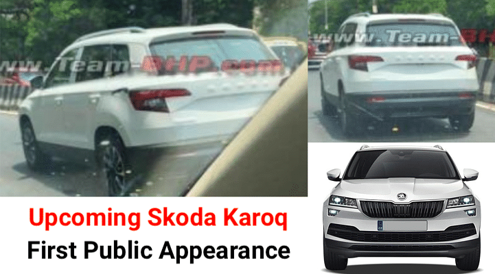 This Is How Upcoming Skoda Karoq Looks In Real; Launch On May 26