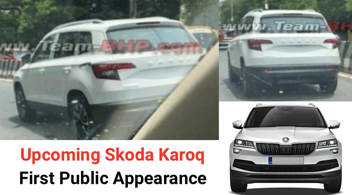 This Is How Upcoming Skoda Karoq Looks In Real; Launch On May 26