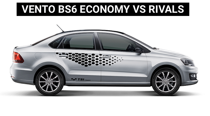 Volkswagen Vento BS6 Petrol Mileage Compared With Rivals - Details