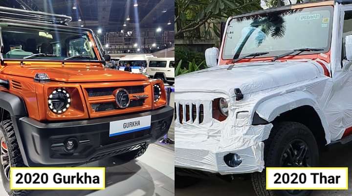 2020 BS6 Mahindra Thar vs Force Gurkha - What Do We Know So Far?