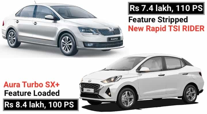 2020 Skoda Rapid TSI Is More Powerful Than Hyundai Aura Turbo But... 2020 Skoda Rapid TSI Is More Powerful Than Hyundai Aura Turbo But...