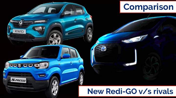 Datsun Redi-go Vs Renault Kwid Vs Suzuki Spresso: Spec Comparison