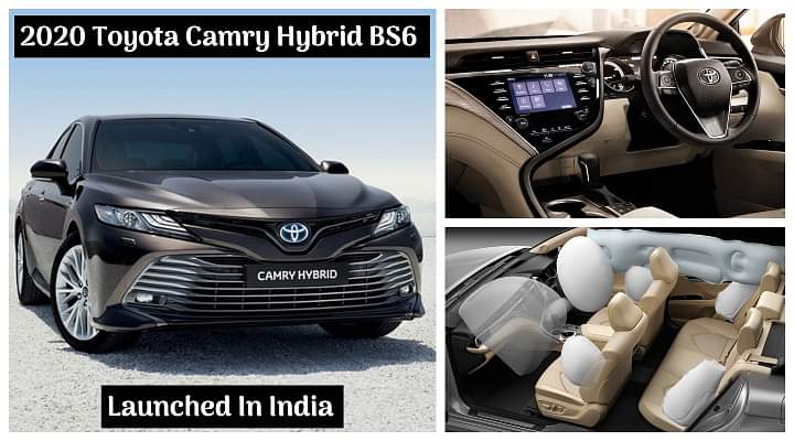 2020 Toyota Camry BS6 Launched In India; Priced At Rs 37.88 Lakhs Ex-showroom