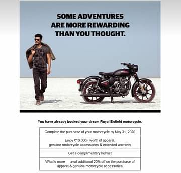 royal enfield discount offers