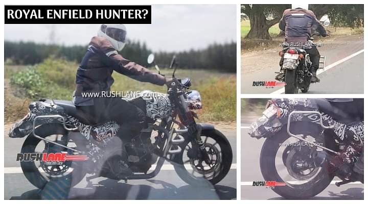 Royal Enfield Hunter Spied On Test In India; Reveals New Details