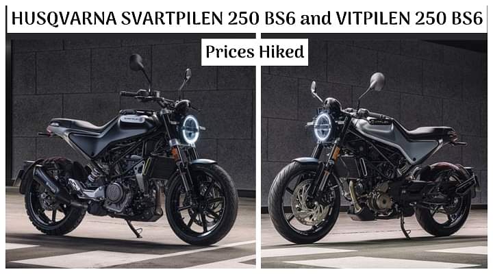 2020 Husqvarna Svartpilen 250 and Vitpilen 250 BS6 Is Now More Expensive Than Before