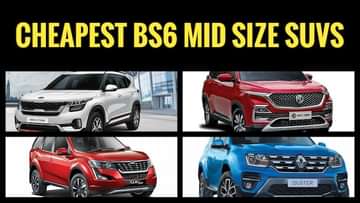 Cheapest BS6 Mid-Size SUVs - From Tata Harrier To Jeep Compass