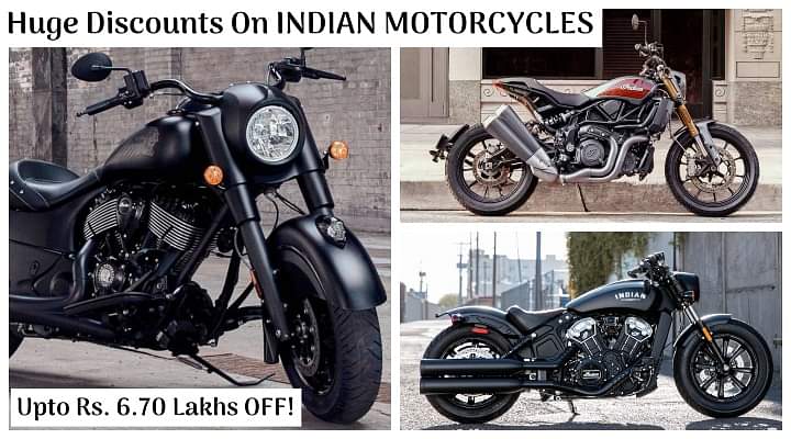 Indian Motorcycle Offering Huge Discounts On BS4 Bikes - Upto Rs 6.70 Lakhs Off!