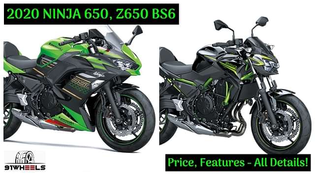2020 Kawasaki Ninja 650 BS6 and Z650 BS6 Bookings Open; Launching Soon?