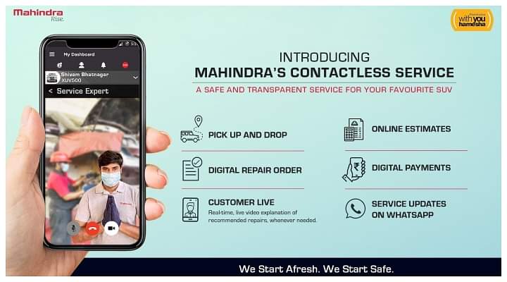 Mahindra Introduces Safe, Contactless Digitized Service Experience With 'With You Hamesha' App