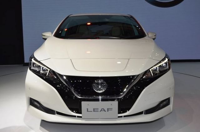 nissan leaf electric car front