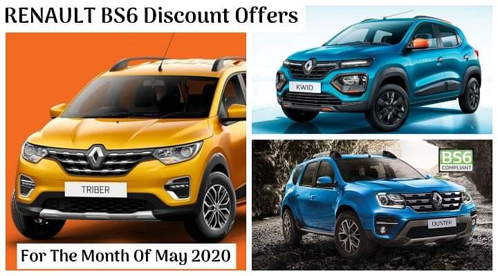 Renault BS6 Discount Offers For May 2020 - Kwid, Triber and Duster Renault BS6 Discount Offers For May 2020 - Kwid, Triber and Duster