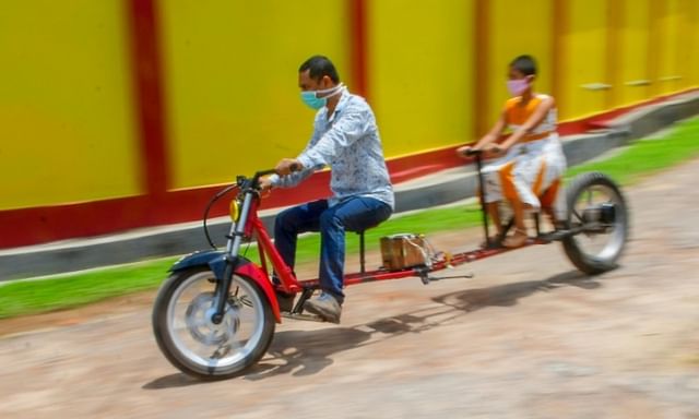 tripura social distancing bike