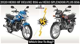 2020 Hero HF Deluxe BS6 vs Hero Splendor Plus BS6 - Spec Comparison: Which One To Buy?