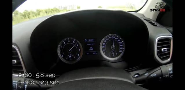 2020 Hyundai Venue 1.0-L GDI Turbo Petrol DCT Automatic 0-100 KMPH