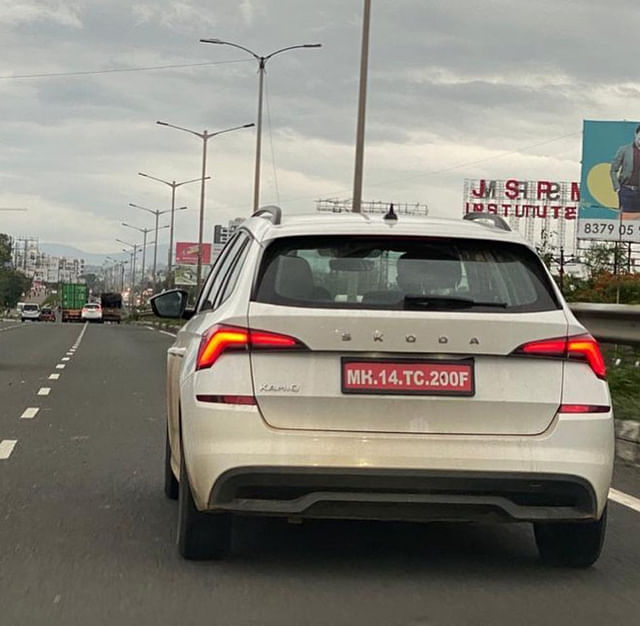 Skoda Kamiq spied 