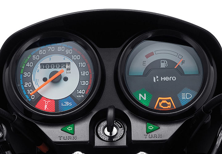 mileage indicator in bike