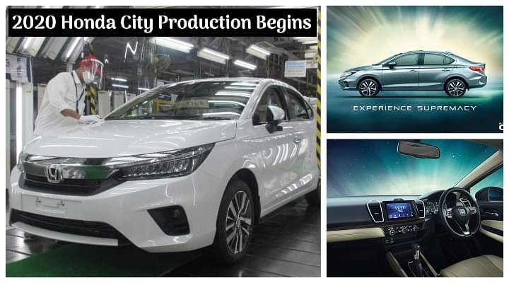 New-Gen 2020 Honda City Production Begins in India; Interior Images Also Out!