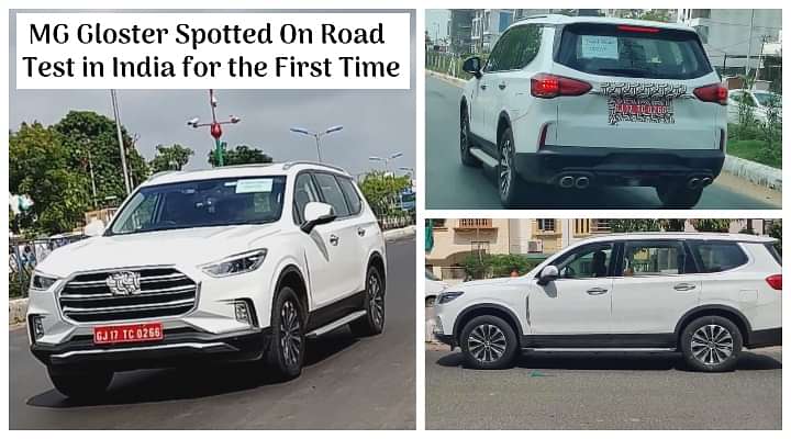 2020 MG Gloster SUV Spied on Road Test in India for the First Time - Details