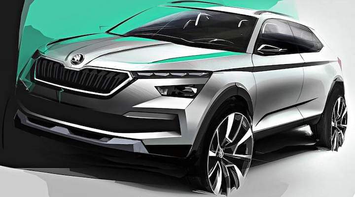 Skoda Vision IN Patent Images Leaked - See The Clearest Look Of The Upcoming Skoda SUV