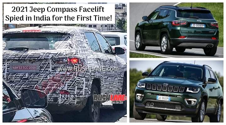 2021 Jeep Compass Facelift Spied in India for the First Time - Launch Soon?