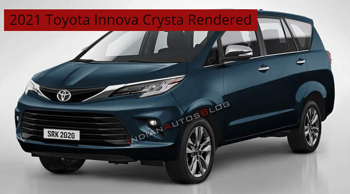 Is This How The Upcoming 2021 Toyota Innova Crysta Looks Like? Images