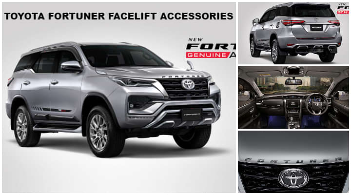 2021 Toyota Fortuner Facelift Official Accessories Revealed