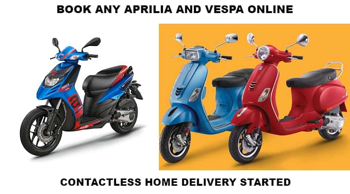Vespa and Aprilia Now Offer Online Bookings and Home Delivery
