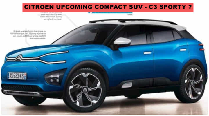 Citroen Compact SUV Could be Called as C3 Sporty Citroen Compact SUV Could be Called as C3 Sporty