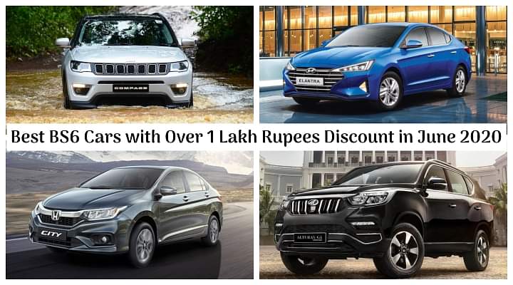 Best BS6 Cars with Over 1 Lakh Rupees Discount Offers in June 2020 - All Details