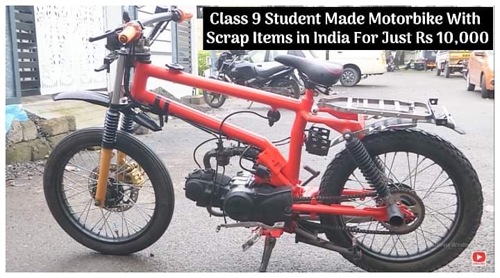 Class 9 Student Made Motorcycle From Scrap Items In Kerala - All Details