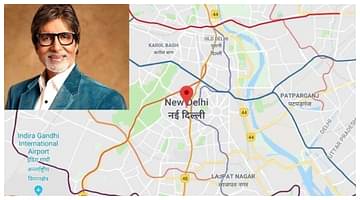 Google Maps Navigation Amitabh Bachchan Image