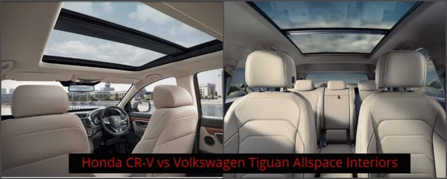 Honda CR-V vs Volkswagen Tiguan Allspace Images